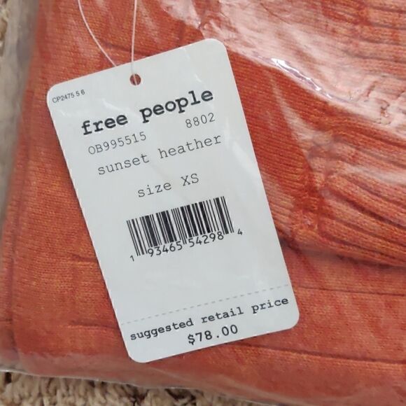 NWT Free People Keep It Real Ribbed Flare Pant - Picture 8 of 10